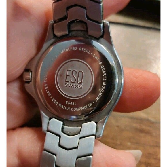 ESQ Swiss Women's Watch E5082 Stainless Steel Quartz  As Is Not Working - Picture 5 of 8